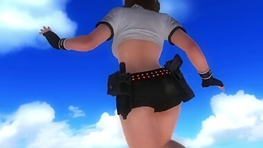 Dead or alive 5 Leifang in sexy police uniform ! we'll fuck the police !