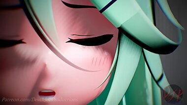 MMD R18 Nude Yamakaze Triples ( Everglow ) 123