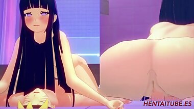 Boruto Naruto Hentai - Boruto Fucks Hinata in a Bathroom and cums inside her pussy