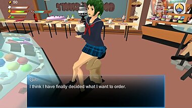 3d Femdom Game : Unigirls abuse you while you work