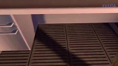Alien throatfuck