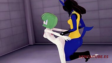 Pokemon Hentai - Futanari Lucario Fucks Gardevoir