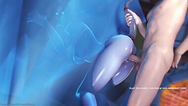 Doggie pose Draenei fuck