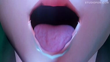 NSFW Darkstalkers, Morrigan 3D Hentai Animation Good Quality, Long