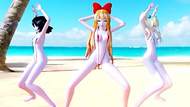 [MMD] R-18 Basshunter - Bombon Burbuja y Bellota