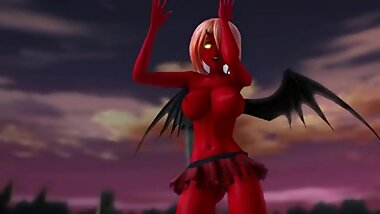 MMD Mikasa Ackerman Demon Sweet Devil