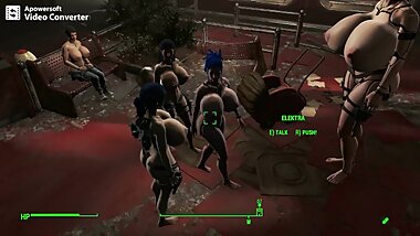 Fallout 4 Play Through With Some Favorite Customised Followers -NUDE!!!