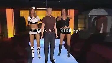 3D animation stripclub
