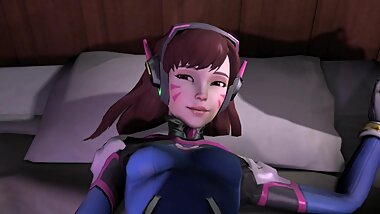 D.VA on the bed
