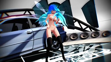 MMD Cirno Ne - Break Dance Bad Apple