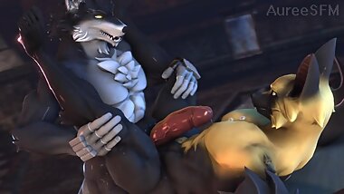 Werewolf fuck - Furry SFM