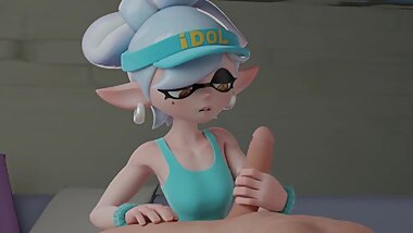 Splatoon Marie Handjob (Animation W/Sound)