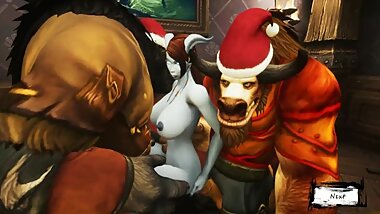[Whorecraft] XXXMas 6 - Melona x Two Taurens