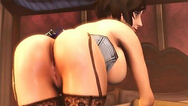 Bioshock Infinite, Elizabeth part 7 3d Animation Compilation [10 min + Full HD]