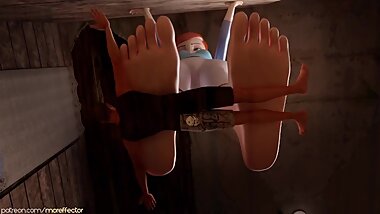 Gwen Giantess Foot Fetish Stomping Animation