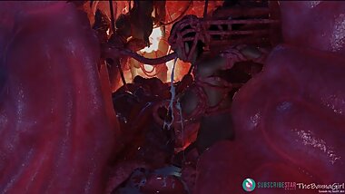 Cave - Eggs, Belly Bulge and Cum