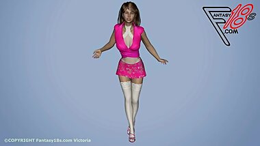 Victoria 18 Year Old 3D Teen Female Galleries At www.Fantasy18s.com