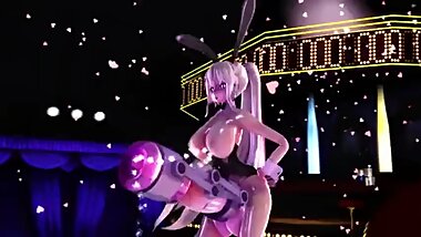 [3d MMD FUTANARI] - HAKU LUPIN - Pornhub.com