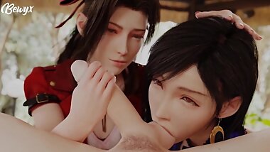 Final Fantasy VII Remake - Hot Tifa Lockhart And Aerith - Part 5