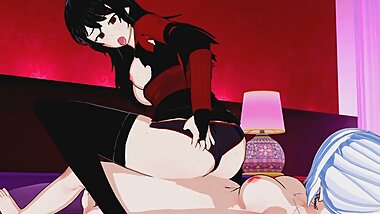 RWBY - Futa Weiss X Raven 3D Hentai