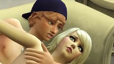 Teenage boy fucking a slut