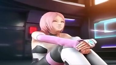 3d big tits alien blowjob sex on a space station