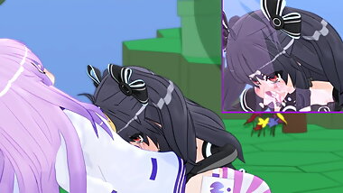 uni nepgear FutaDeepThroat 3d