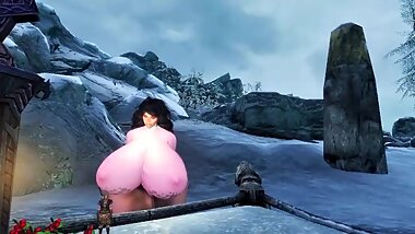 Skyrim se: giantess clothing showcase.