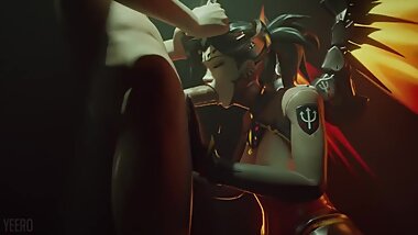 Mercy Devilish Blowjob Overwatch (Animation W/Sound)