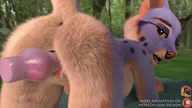 lynx dildo-fucking #2
