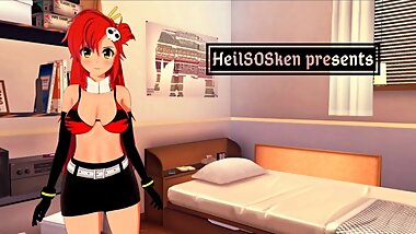 3D Hentai (Gurren Lagann) Yoko Littner "In between fights"