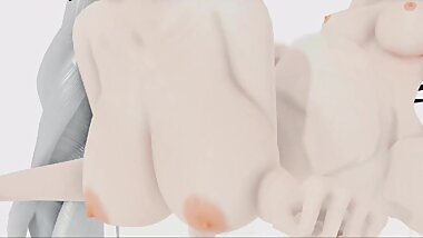 [3D FUTANARI MMD] - 1-UP! (RWBY)