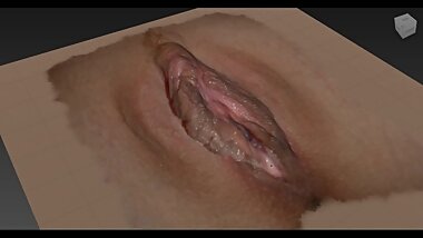 Sculpting a 3D pussy