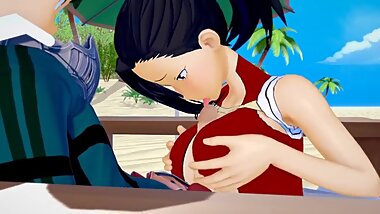 Yaoyorozu Momo x Deku (My Hero Academia)