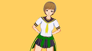 Persona 4: Chie is your FUCK-BUDDY (3D Hentai)