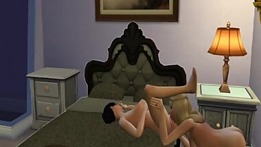 FRIENDS : a sex parody - Phoebe and Monica lesbian sex