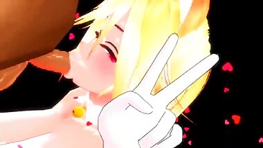 Tits Bitch MMD 3d cartoon videogame