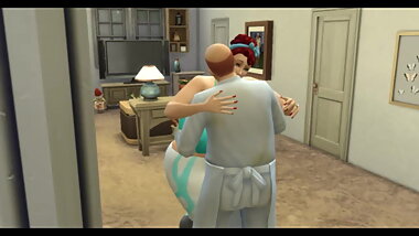 Red Head Wife Fucked in Elevator by Black Stranger