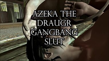 BUSTY SKYRIM WHORE GANGBANGED BY DRAUGRS