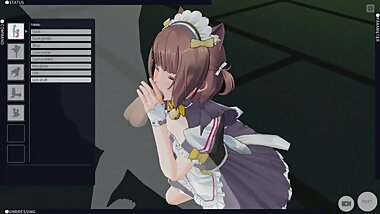 [CM3D2] NEKOPARA HENTAI - LITTLE CATGIRL AZUKI TASTES CUM