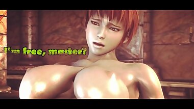 Hentai 3D Animation monster deepthroat
