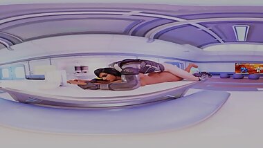 Overwatch Pharah anal on table VR 4k