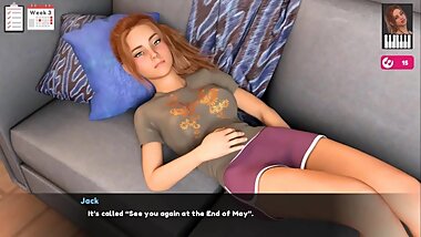 MELODY:Teen Is having Stomach Problems After Masturbating With Her Dildo-22