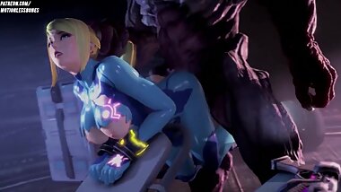 HOT METROID SAMUS ARAN.