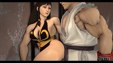 Chun-Li Hard Deep Fucked Ryu Street Fighter Quality Version for long Fap Full HD