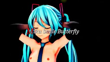 [MMD] R-18 Miku Smile Butterfly