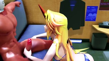 Yuugi's extreme blowjob Part 1