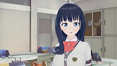 (3D Hentai)(SSSS.Gridman)Sex with Takarada Rikka (???? ??????)