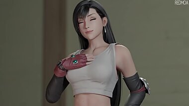 Tifa Dissidia Gets Creampied