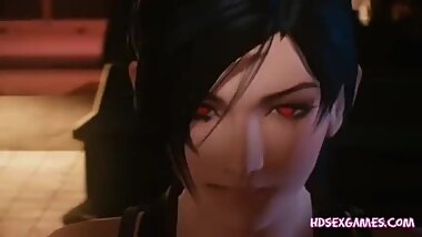 Kunoichi 3 Dark Butterfly Ayane get fucked by monster cock